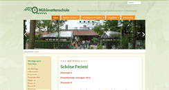 Desktop Screenshot of muehlmattenschule.de